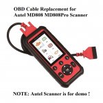 OBD 16Pin Cable Replacement for Autel MaxiDiag MD808 MD808PRO